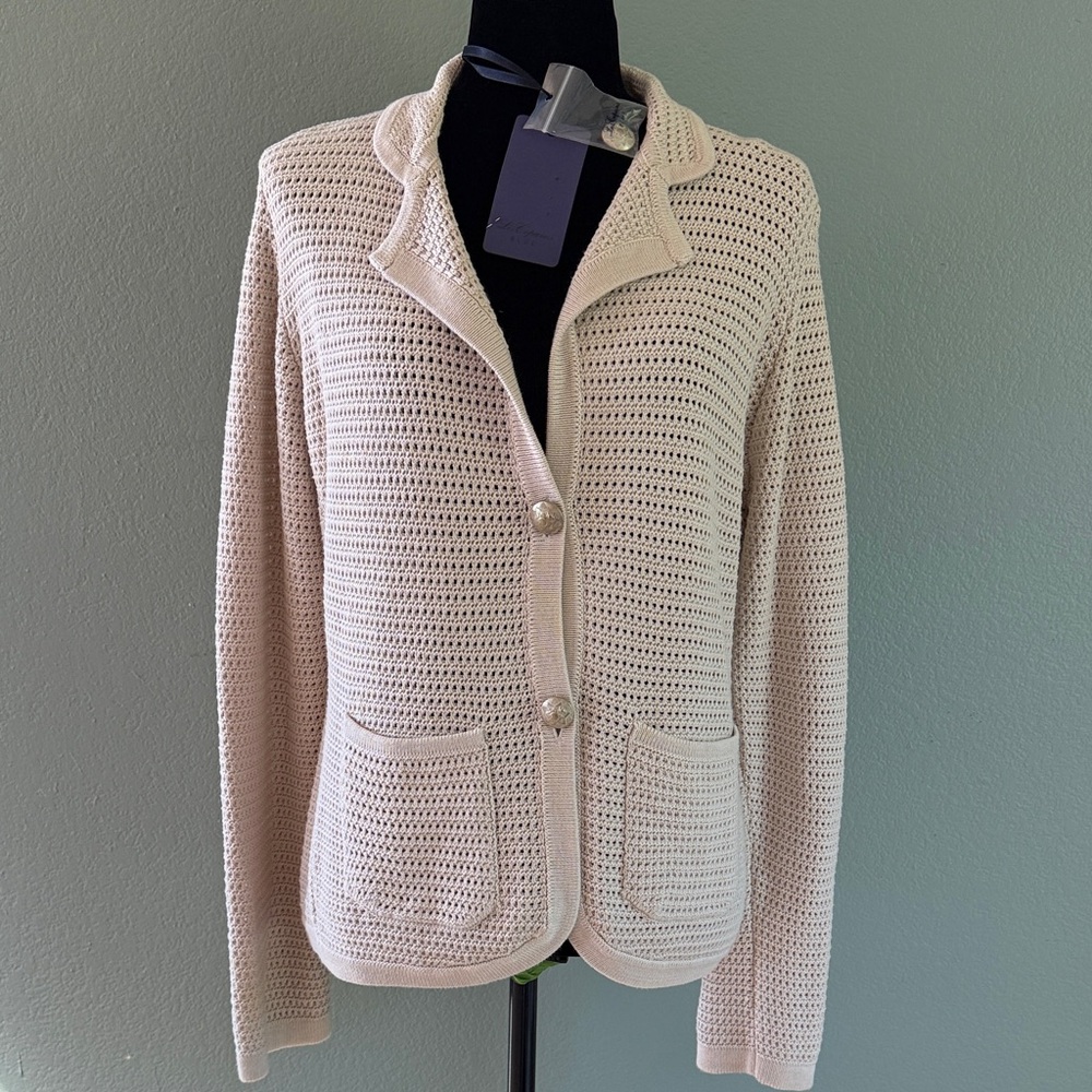 Les Copains Cream Women's Cardigan